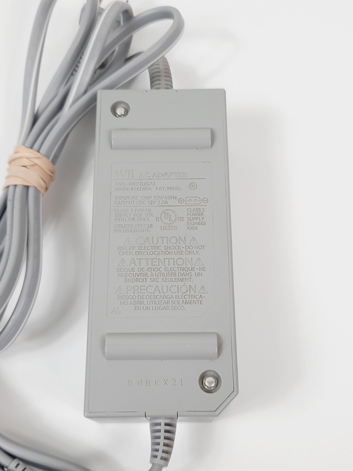 Genuine OEM Nintendo Wii Cable Bundle: AC Adapter, AV Cable & Sensor Bar -Tested