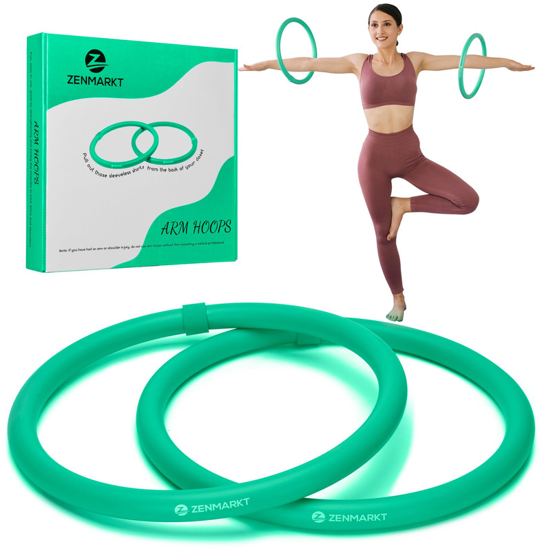 Zenmarkt Weighted Fitness Hoop For Arms - Mini Upper Body Exercise Tool To