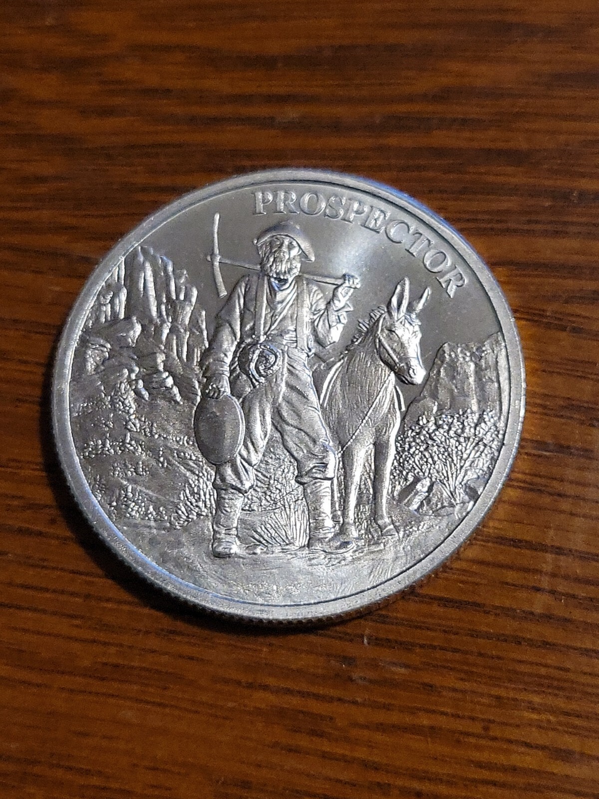 Provident Metals Prospector 1 oz .999 Fine Silver Round Coin