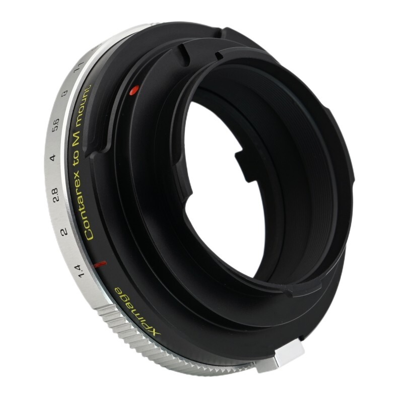 XPimage CRX-M Lens Adapter for CONTAREX Bullseye CRX Lens to Leica M M9P Camera