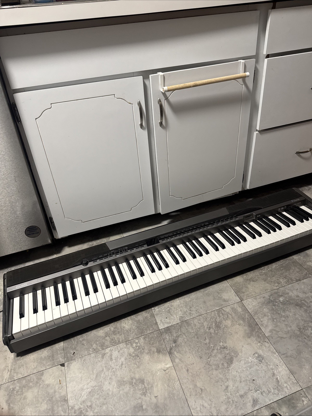 Casio PX-320 Keyboard Working For Parts Only