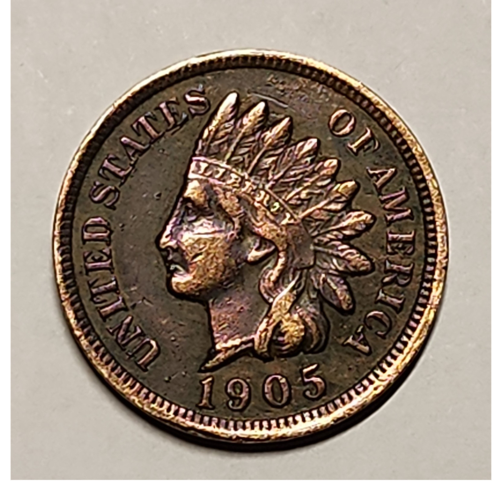 1905 Indian Head 1C~XF Beautiful Historic Bronze Coin~FAST FREE SHIPPING #4