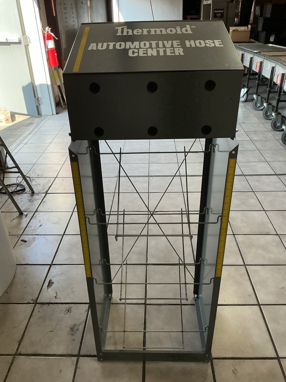 Thermoid Metal Automotive Hose Center Dispenser Cabinet & Stand 20''x12''x14"