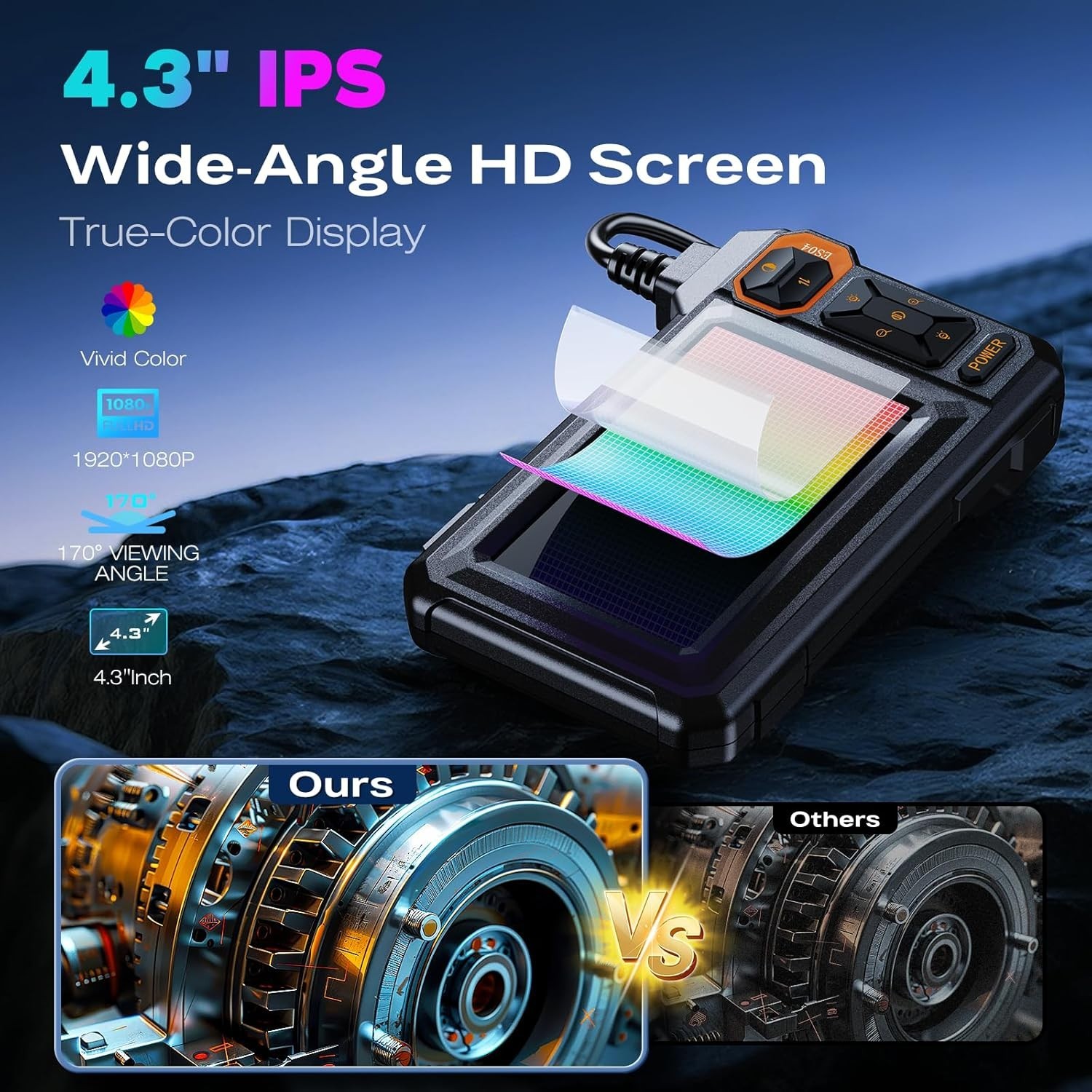 High-Resolution Inspection Camera for Mechanics
