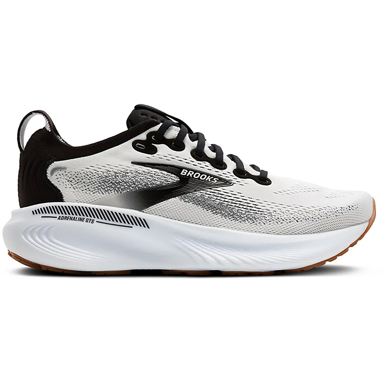 Brooks Adrenaline GTS 25 Men's Running Shoes White Black D Width Stability