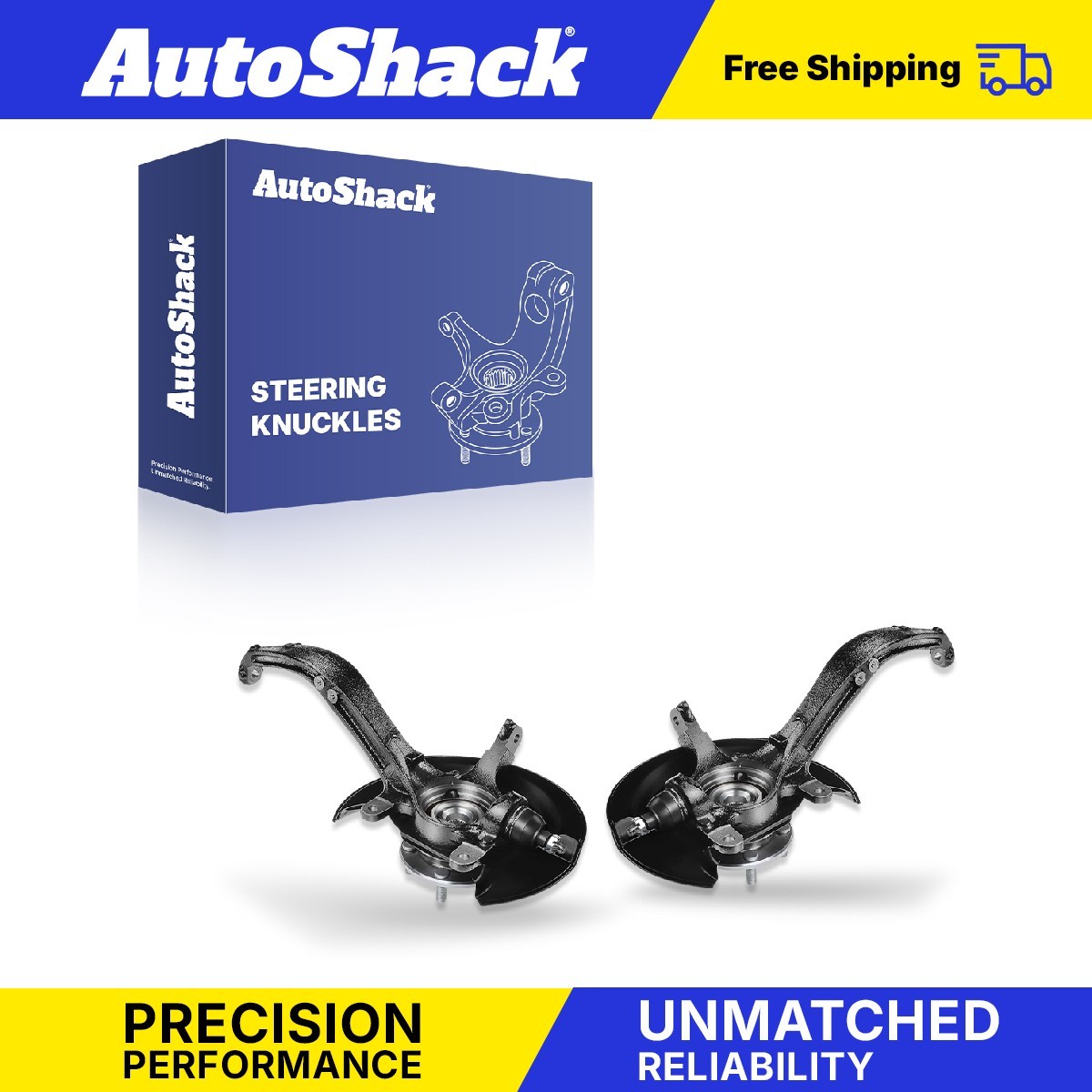 Front Loaded Steering Knuckles for Honda, Accord 2003-2007, FWD L4 2.4L V6 3.0L