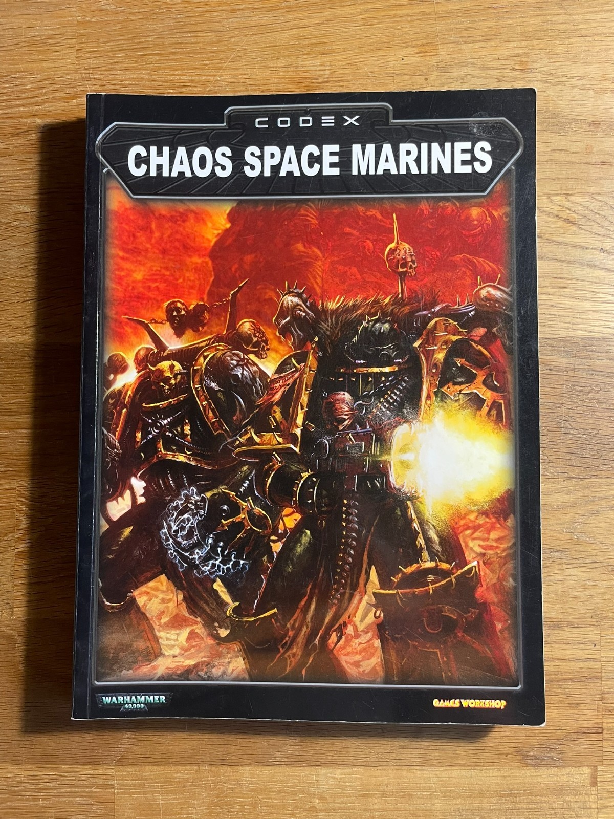 Warhammer 40,000 Codex Chaos Space Marines 2002 3rd Edition 2nd Games Workshop
