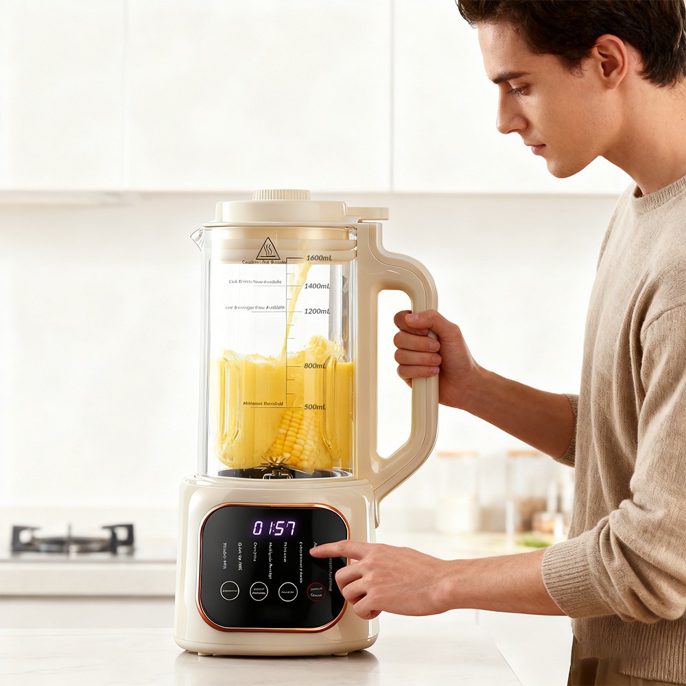 8IN1 Nut Milk Maker Machine 50oz Self-Cleaning Multi-Functional Soy Milk Blender
