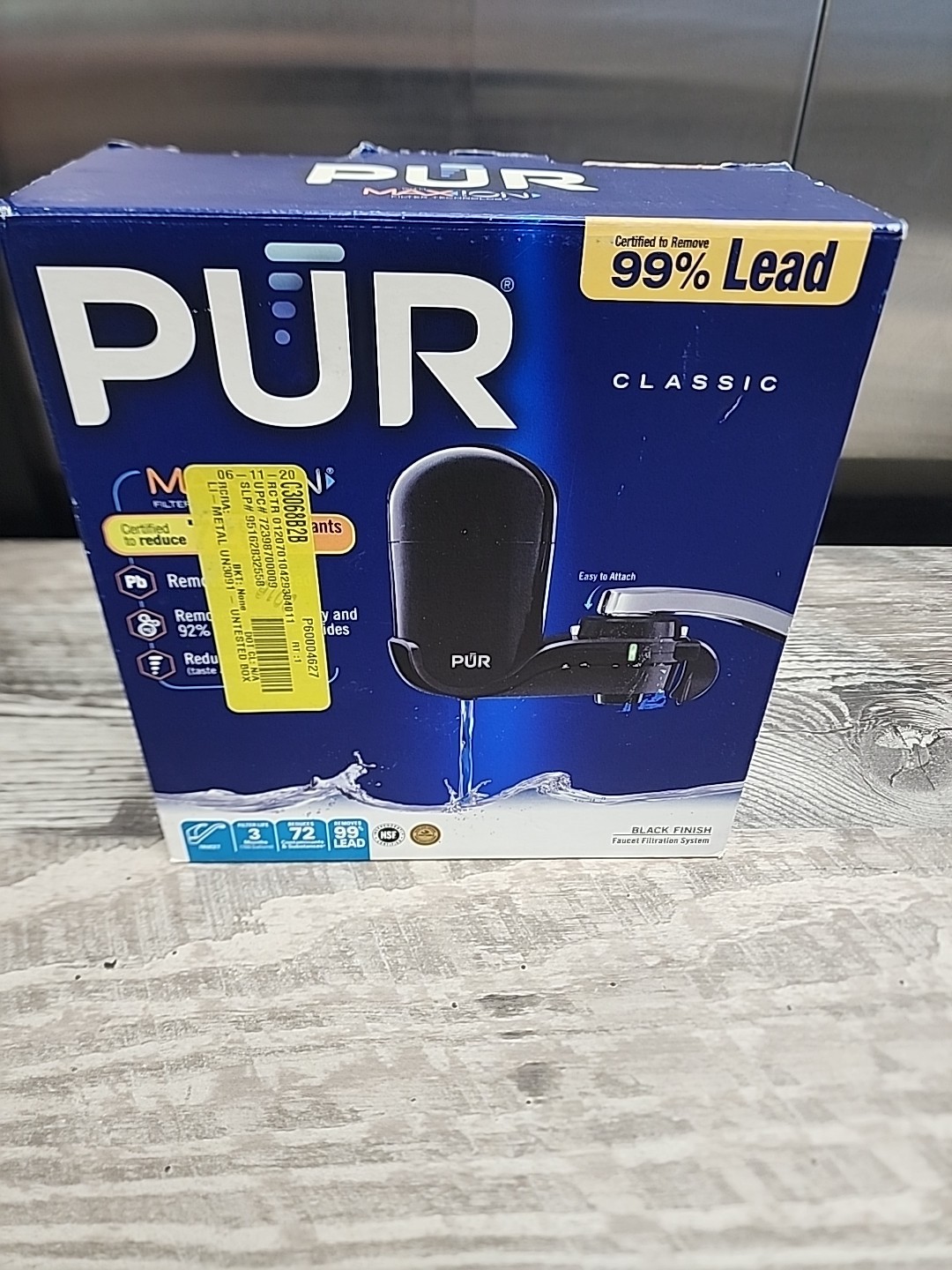 PUR Maxion Faucet Filtration System Black Finish FM-2000B   BRAND NEW FREE SHIP