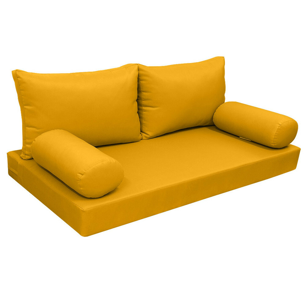 |SLIPCOVER ONLY|S2 Daybed Mattress Bolster Backrest Covers Knife Edge Full AD108