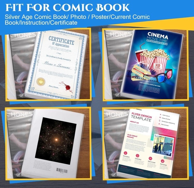 Comic Book Bags and Boards Certificate Small Posted Presentation 10x