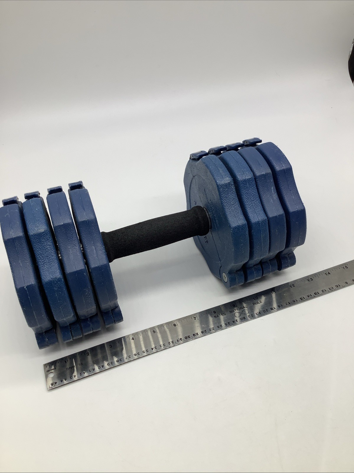 Dosh Bell Dumbbell With 8 2lb Removable Snap On Weights & Bar