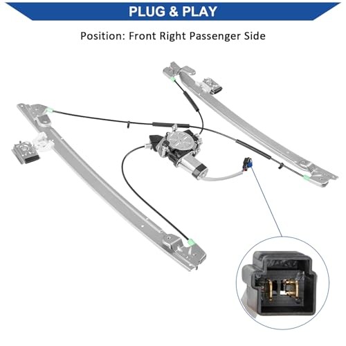 741-535 Front Right Passenger Side Power Window Regulator with Motor