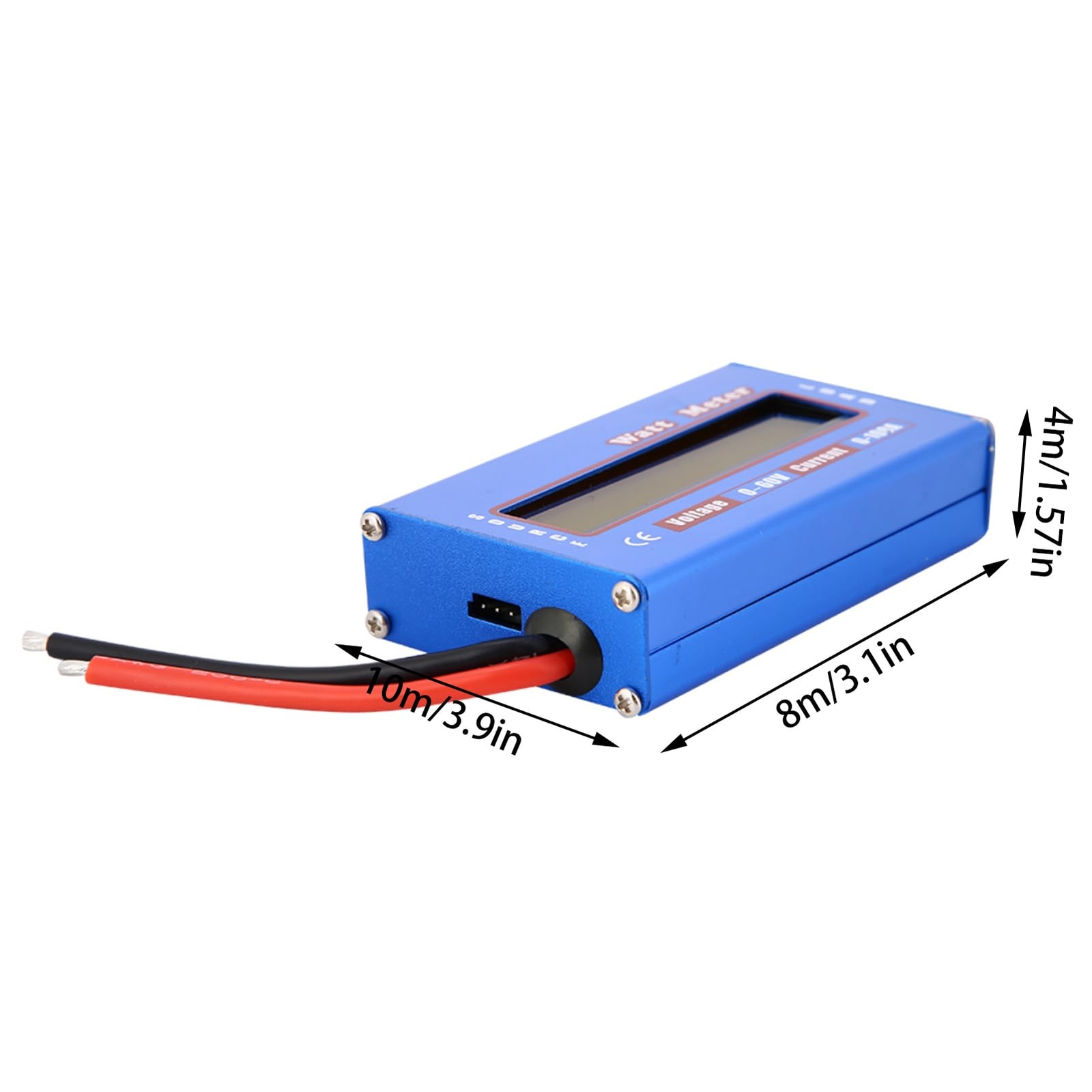 Watt Meter Digital Power Analyzer with Digital LCD DC 60V 100A Wattmeter for ...
