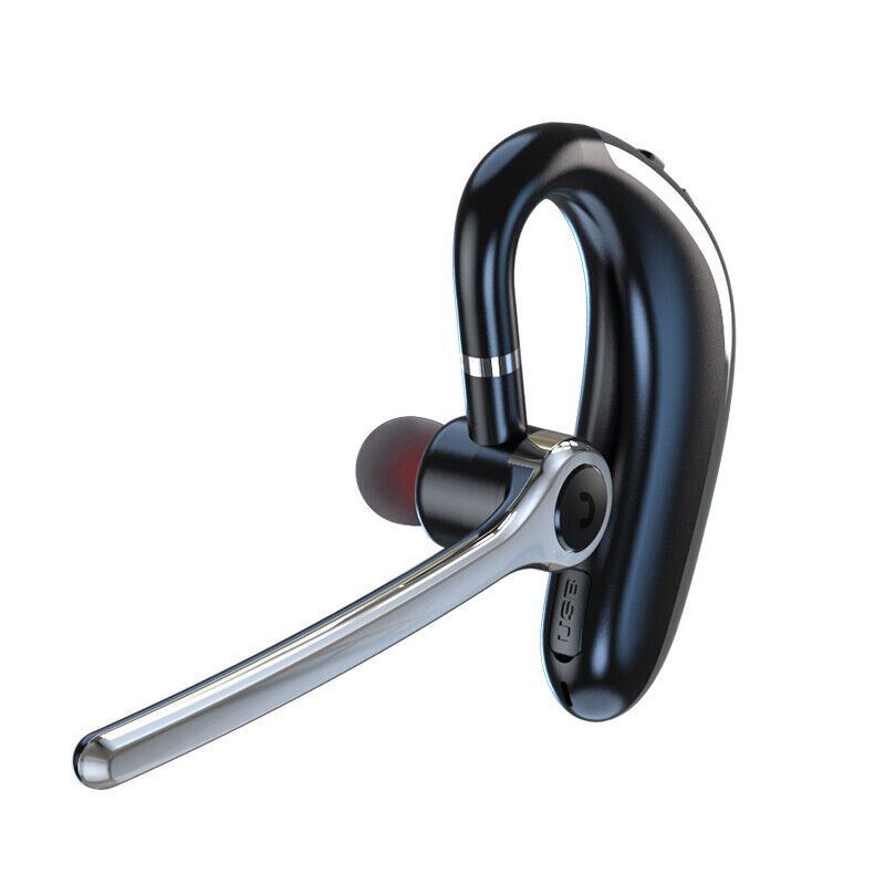 Bluetooth 5.2 Earpiece Wireless Headset Driving Trucker Earbuds Noise Cancelling