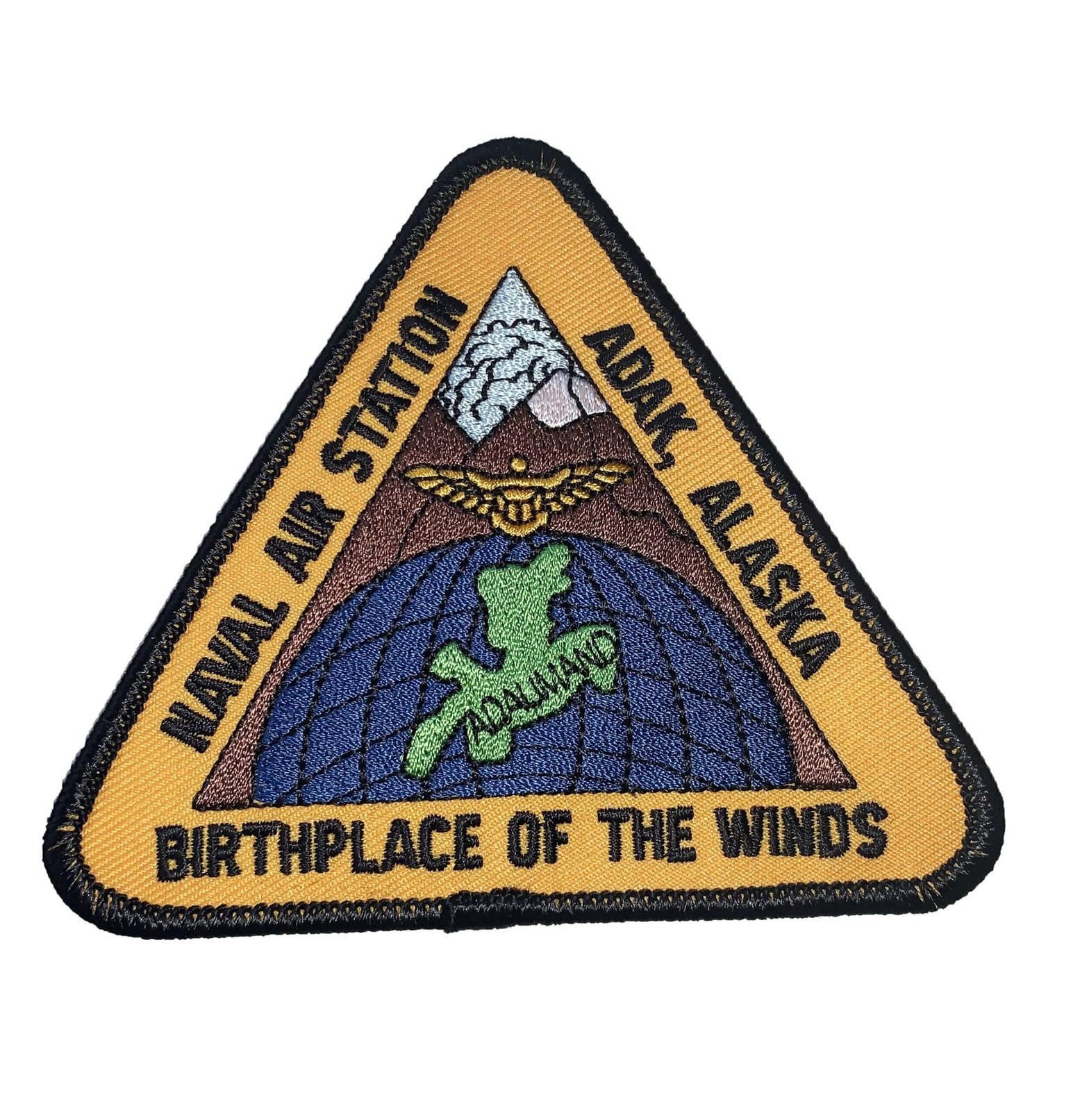 NAVAL AIR STATION ADAK, ALASKA Patch – Plastic Backing