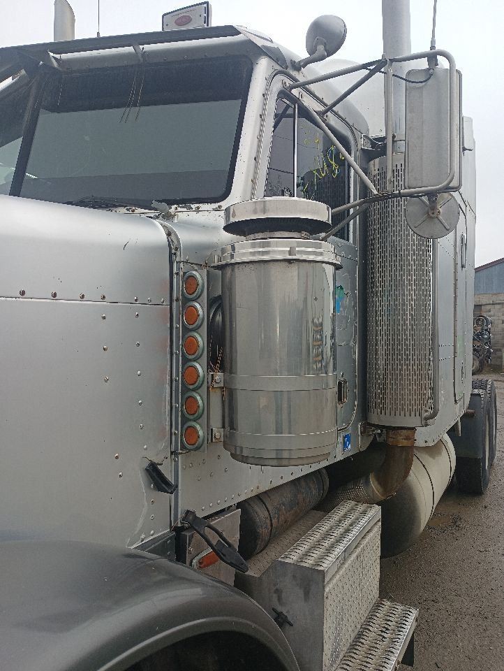 1994 Peterbilt 379 Right Passenger Side View Mirror Heated Stainless (11328126