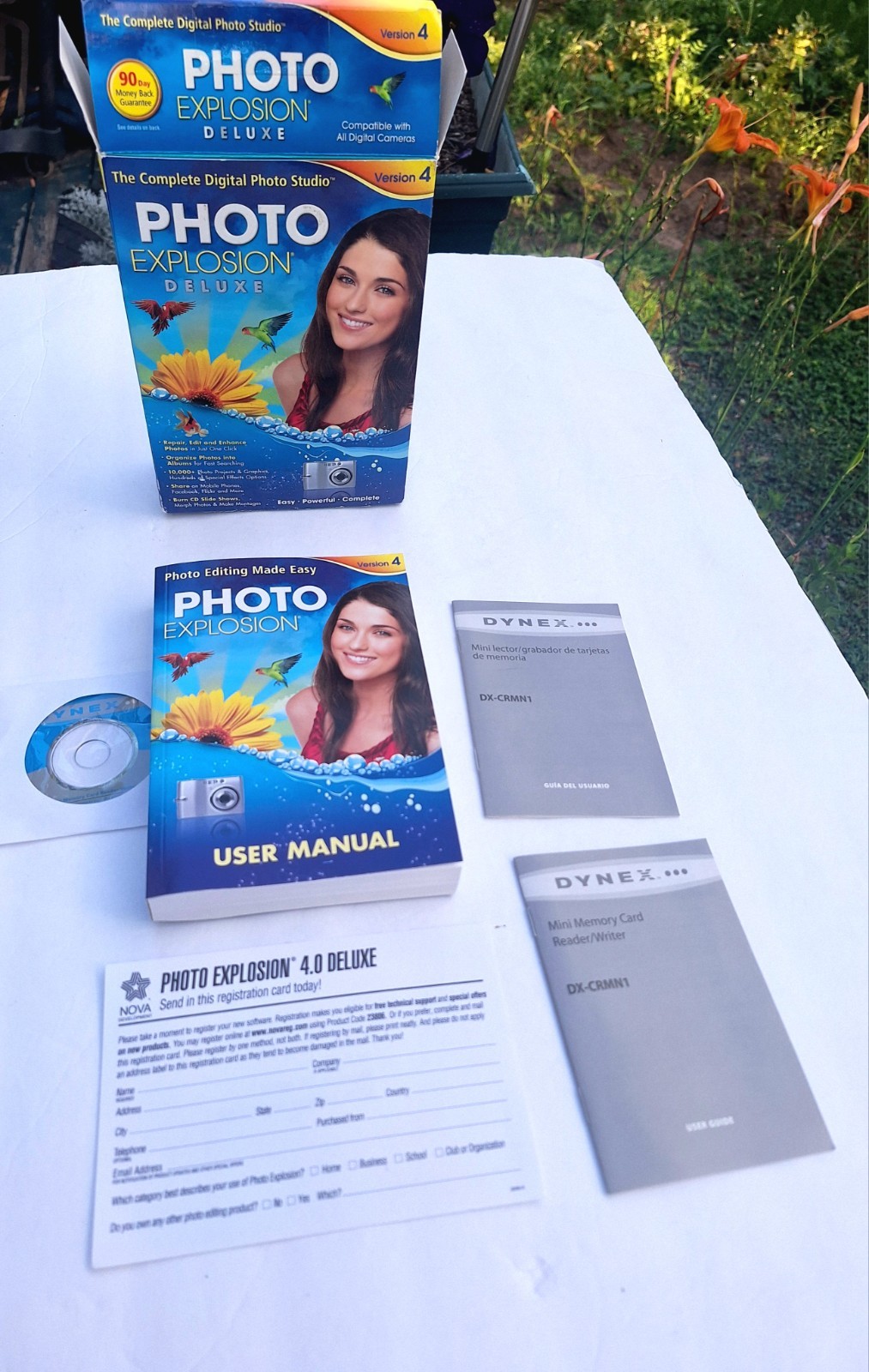 NOVA Photo Explosion Deluxe Version 4 In Original Box Runs on Windows XP thru 7