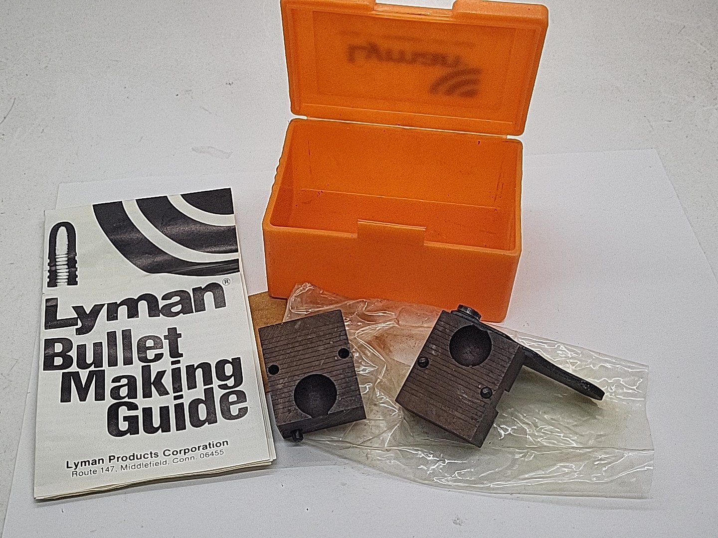 Lyman 62 caliber round ball bullet mold blocks RB .600 diameter in box