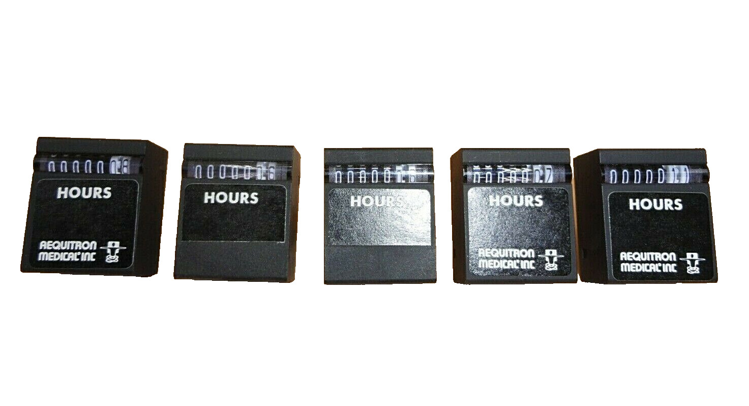Aequitron Medical Hour Meters (Lot of 5)