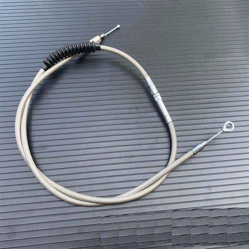 69 11/16" Stainless Steel Clutch Cable for 16" 18" Bar For Harley Dyna Sportster