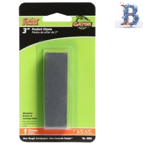 6050 Pocket Sharpening Stone - 3 Inch Coarse Grit Tool for Precision Blade Care