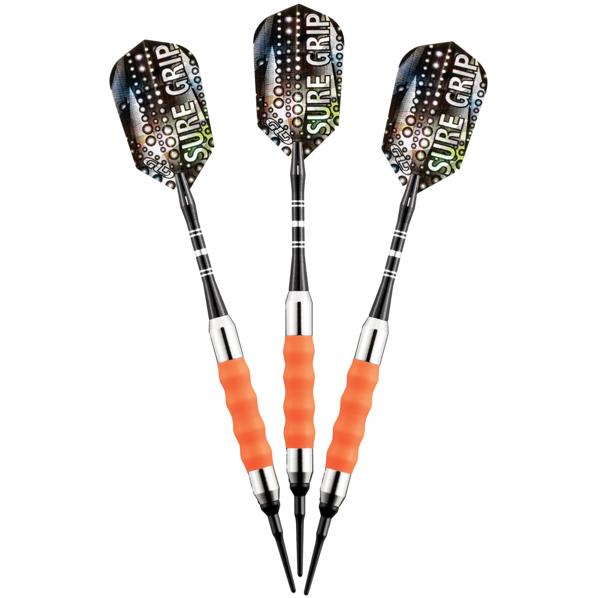 Viper Sure Grip Soft Tip Darts - Dartboard Game Accessory - Orange -16 Grams