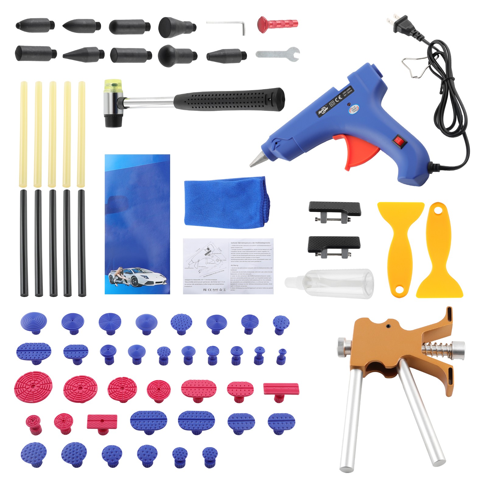 Auto Body Dent Removal Hammer fit Automobile Body Motorcycle Refrigerator