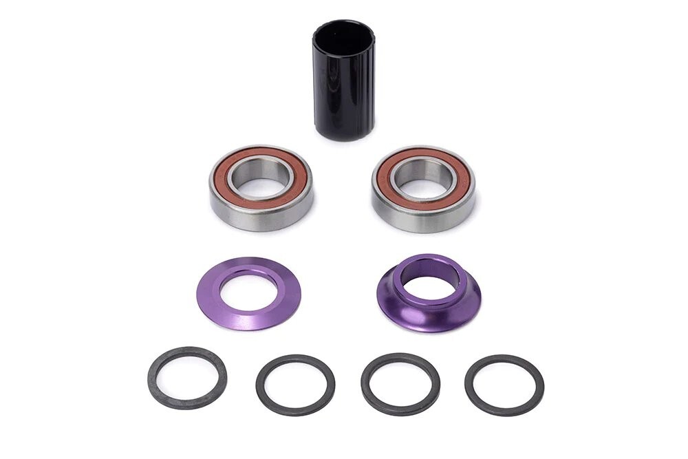 Theory Sealed Mid Bottom Bracket 19mm Purple - Wheelie Bike Throne SE GT