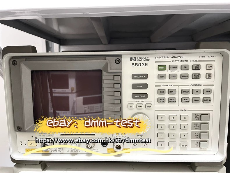 1PC USED HP 8593E spectrum analyzer /nice and working condition Fast delivery&dm