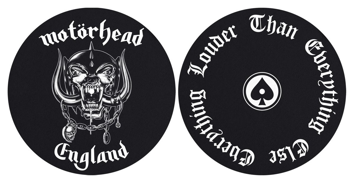 Authentic Motorhead England / Louder Slipmat Set NEW