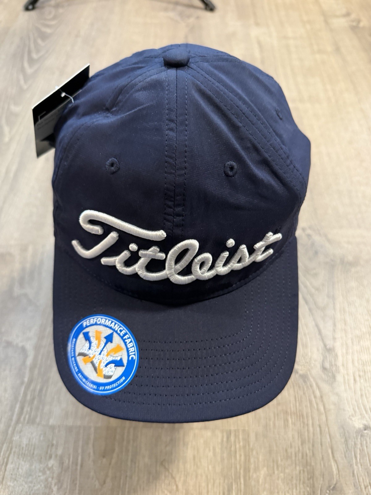 Titleist NXT Tour Adjustable Strap Golf Hat Script NOS Navy Blue NWT