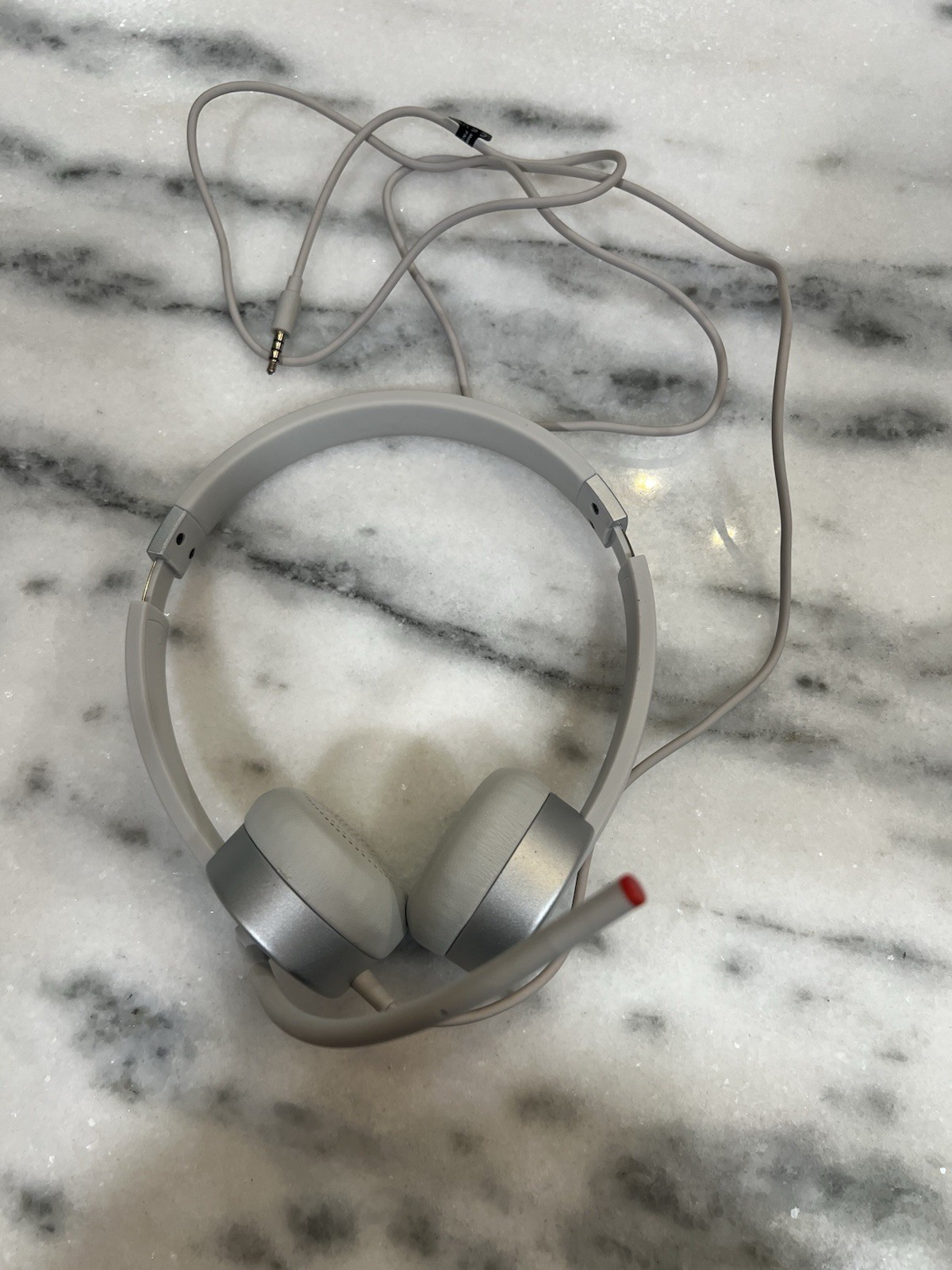Lenovo 100 Model CH-6165-1 Stereo Analog Headset 3.5mm Jack ~tested And Works!
