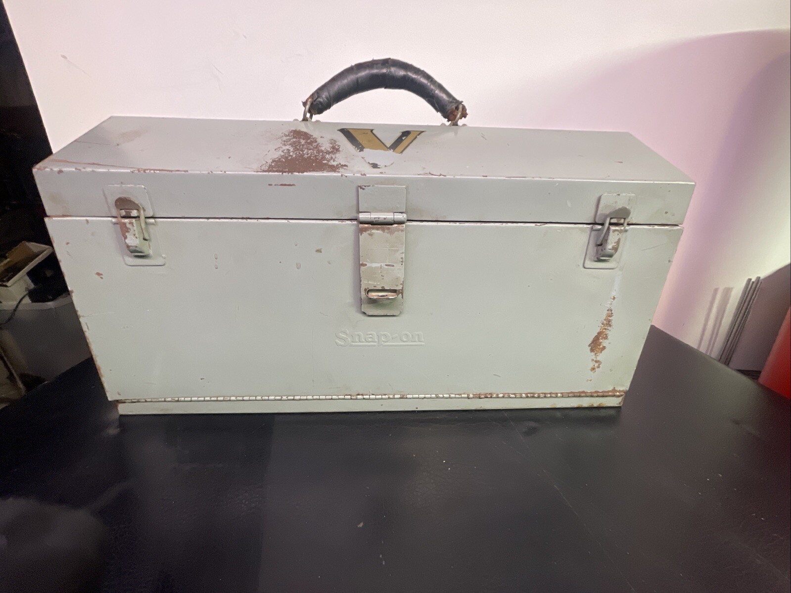 Vintage Snap On Tool Box With Misc. 20 Pc. Socket Tool Set