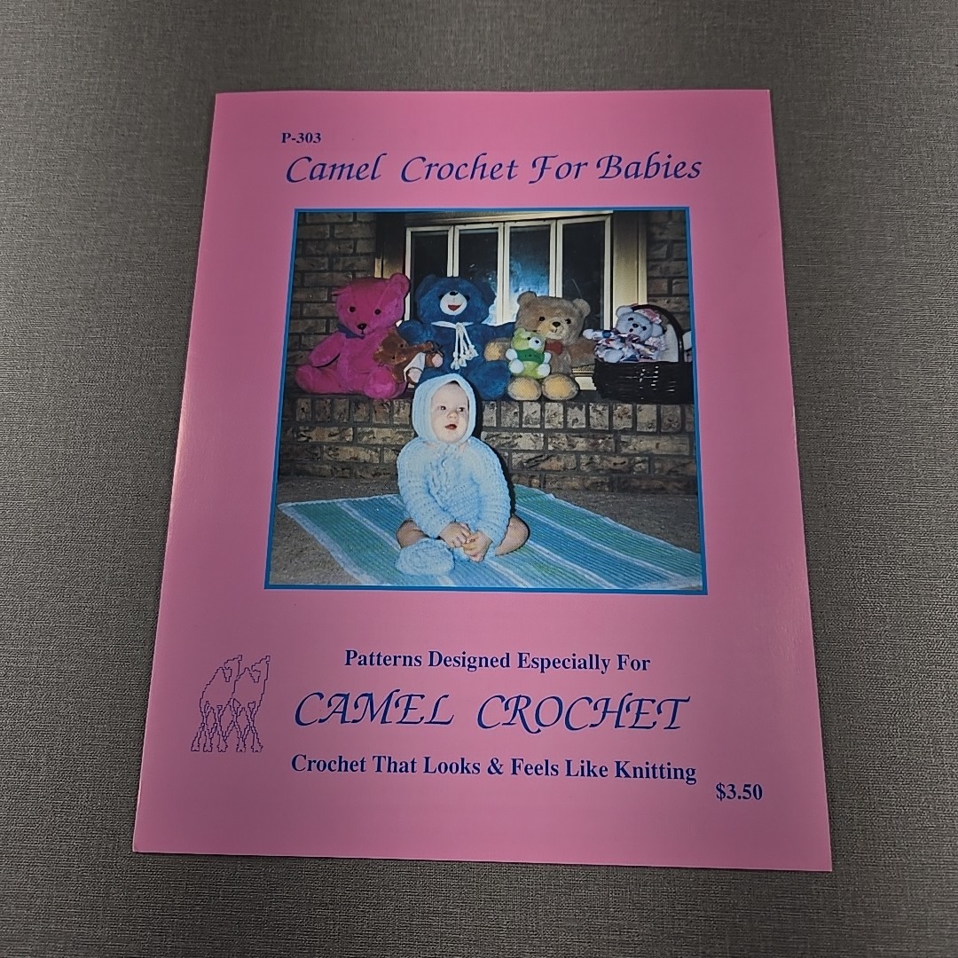 Camel Crochet Basic Instruction Book & 4 Starter Patterns Naka Pillman