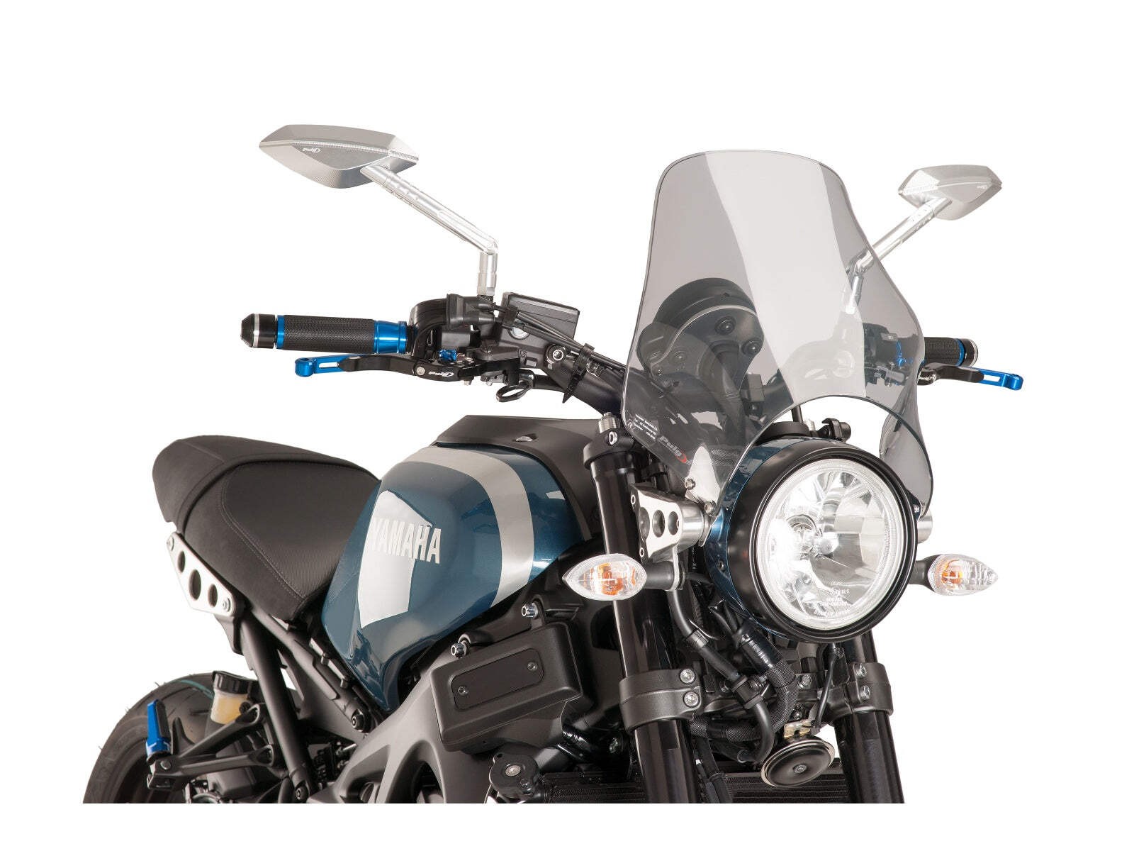 Puig Naked Screen Windshield Windscreen Light Smoke for Yamaha XJR 1300 (99-13)