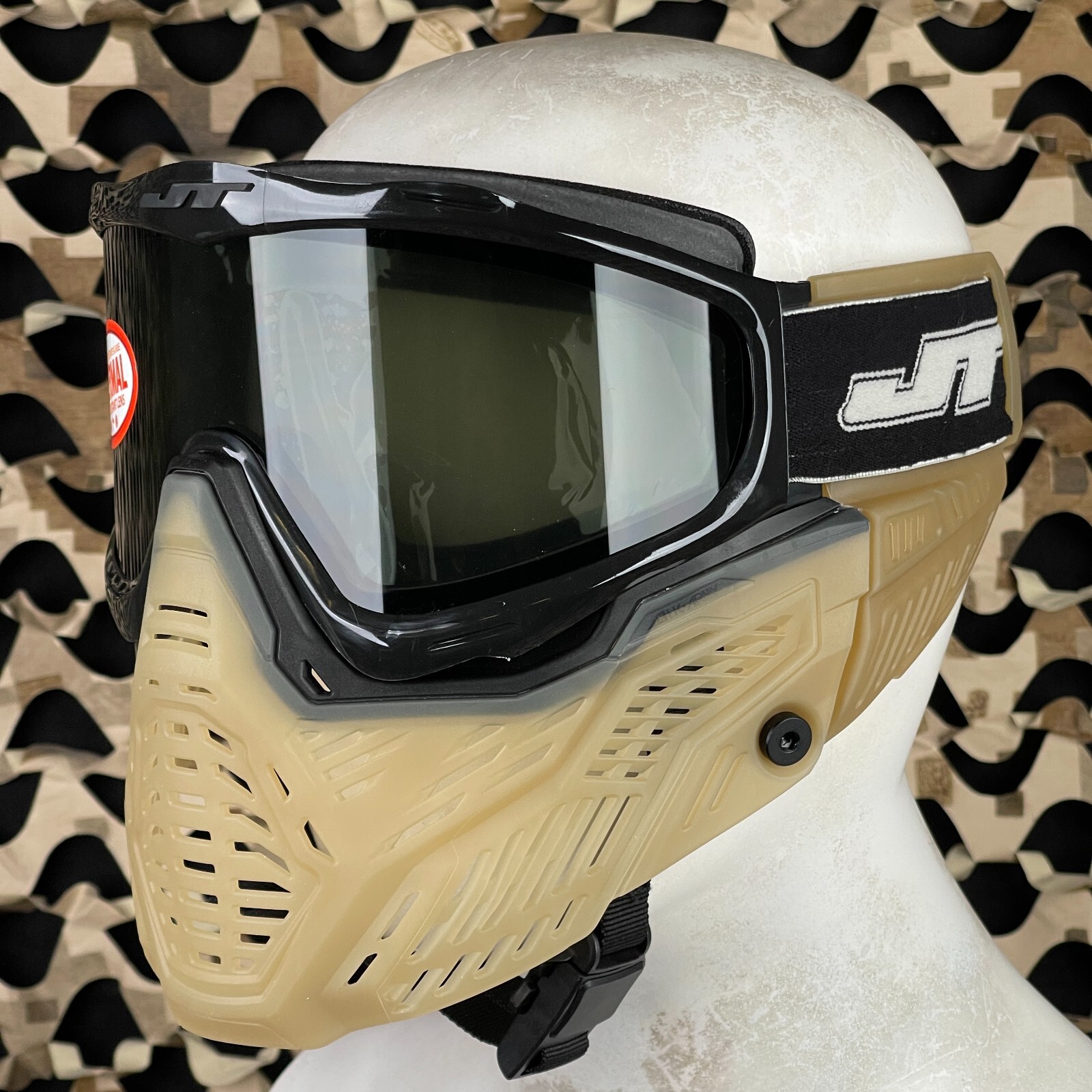 NEW HK Army RMX Paintball Mask - Black/Ghost Coyote - Smoke