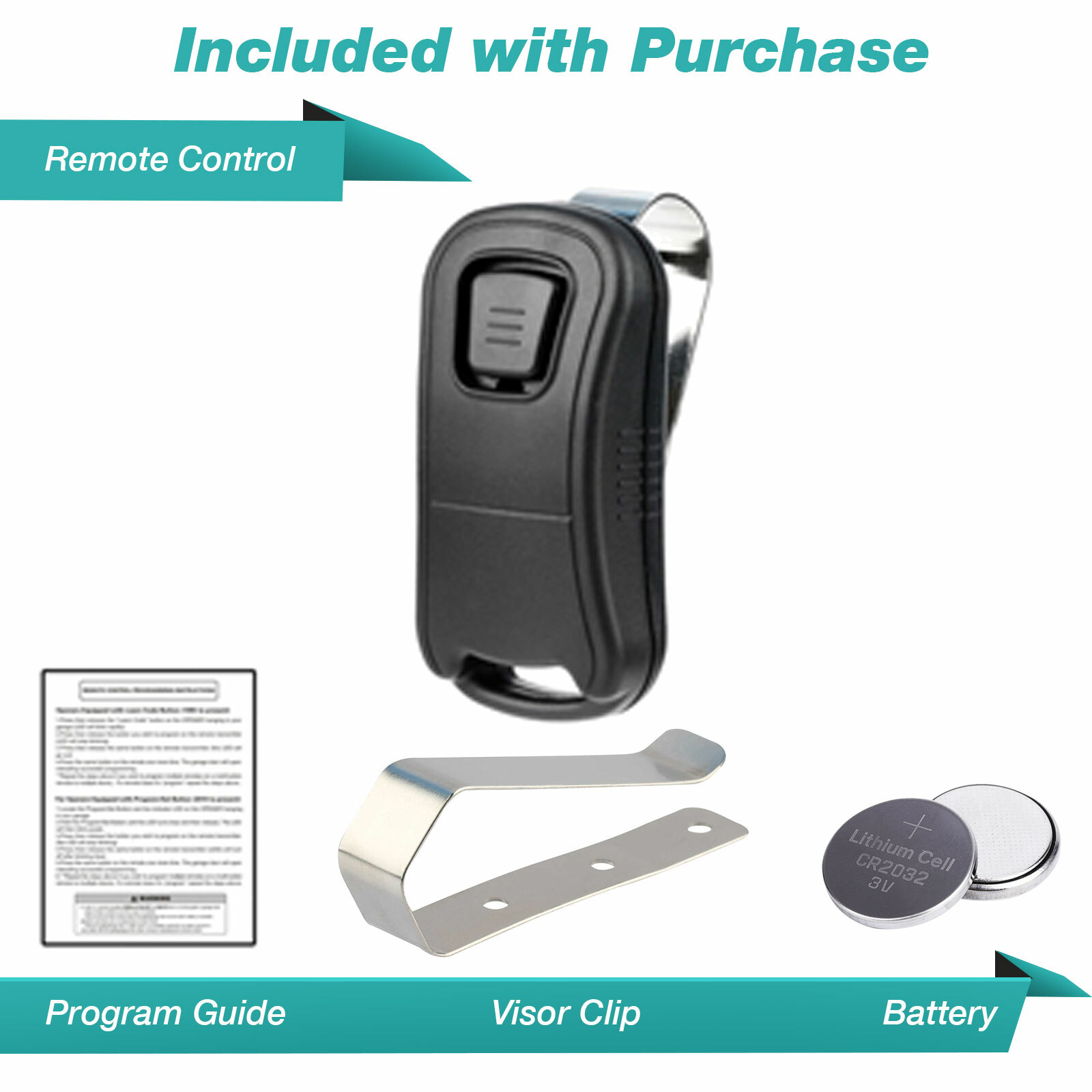 For G1T-BX Genie 1 Button Mini Keychain Remote 38501R GIT-1 GIT-2 GIT-3