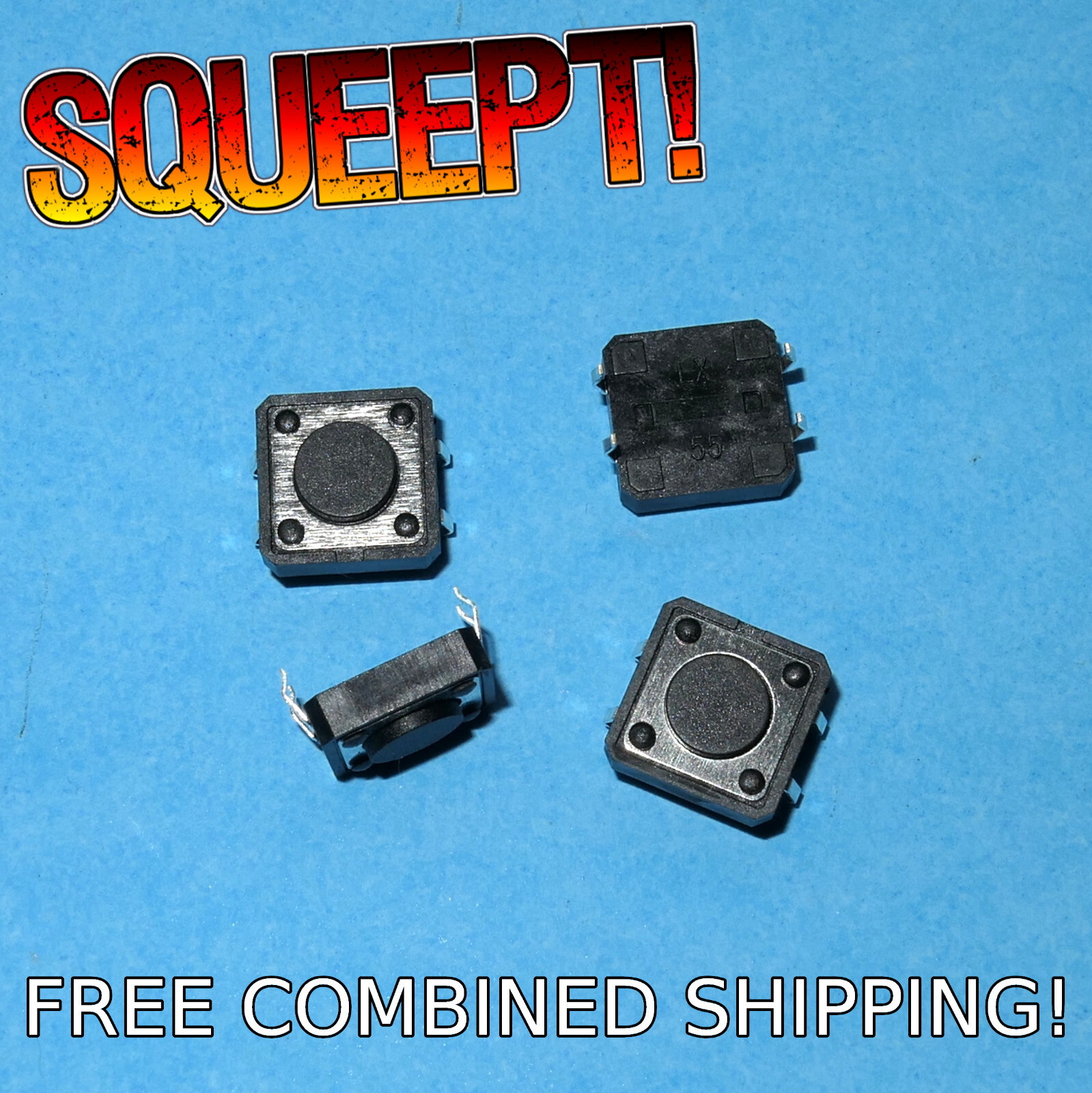 Set of 4x NEW Atari 7800 Switches -  Fix Your Mushy and Broken Buttons - LOUD!!!