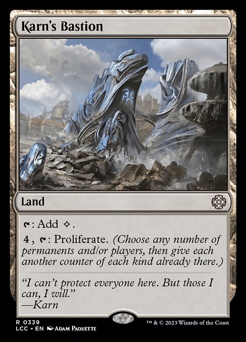 Karn's Bastion 339 R Normal LCC MTG NM