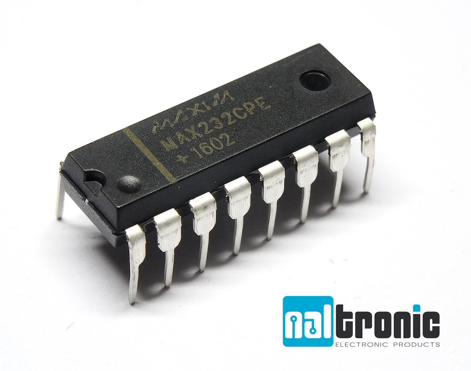 MAX232CPE MAX232 IC RS232 Driver 5V 16-DIP DIP16 Receiver RS232 Transmitter Receiver