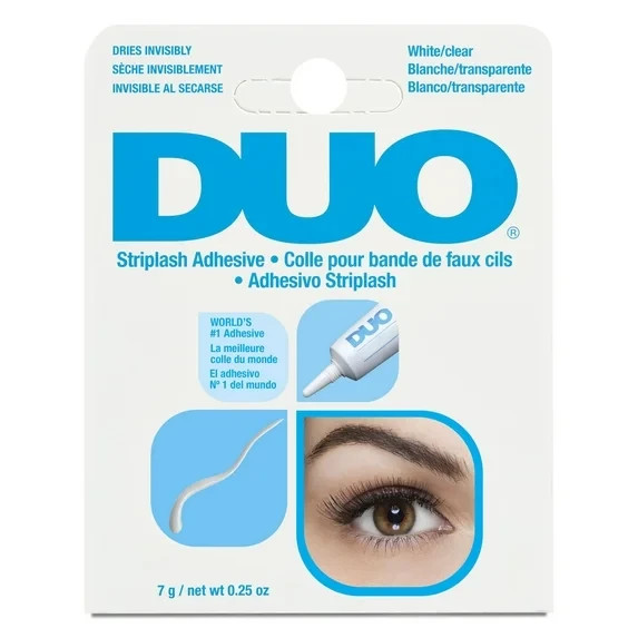 Duo Striplash Adhesive White/Clear 240592 Invisible Fast Drying & Drys Clear Nib