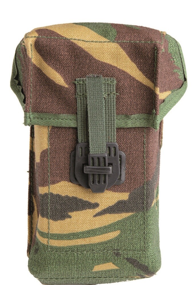 Dutch Army Double Magazine Pouch Woodland DPM Camouflage