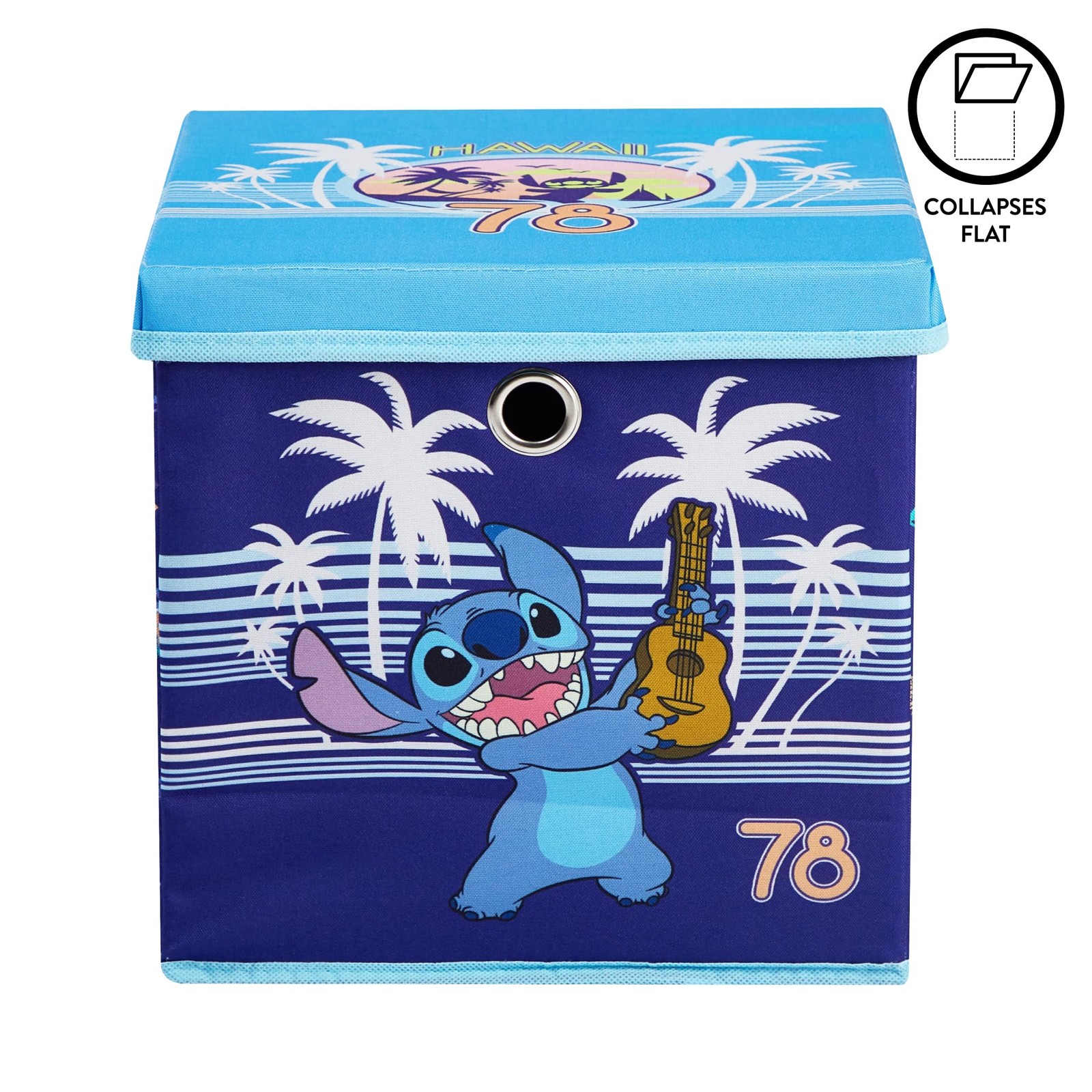 Lilo & Stitch Collapsible Storage Cube with 10" x x 10", and