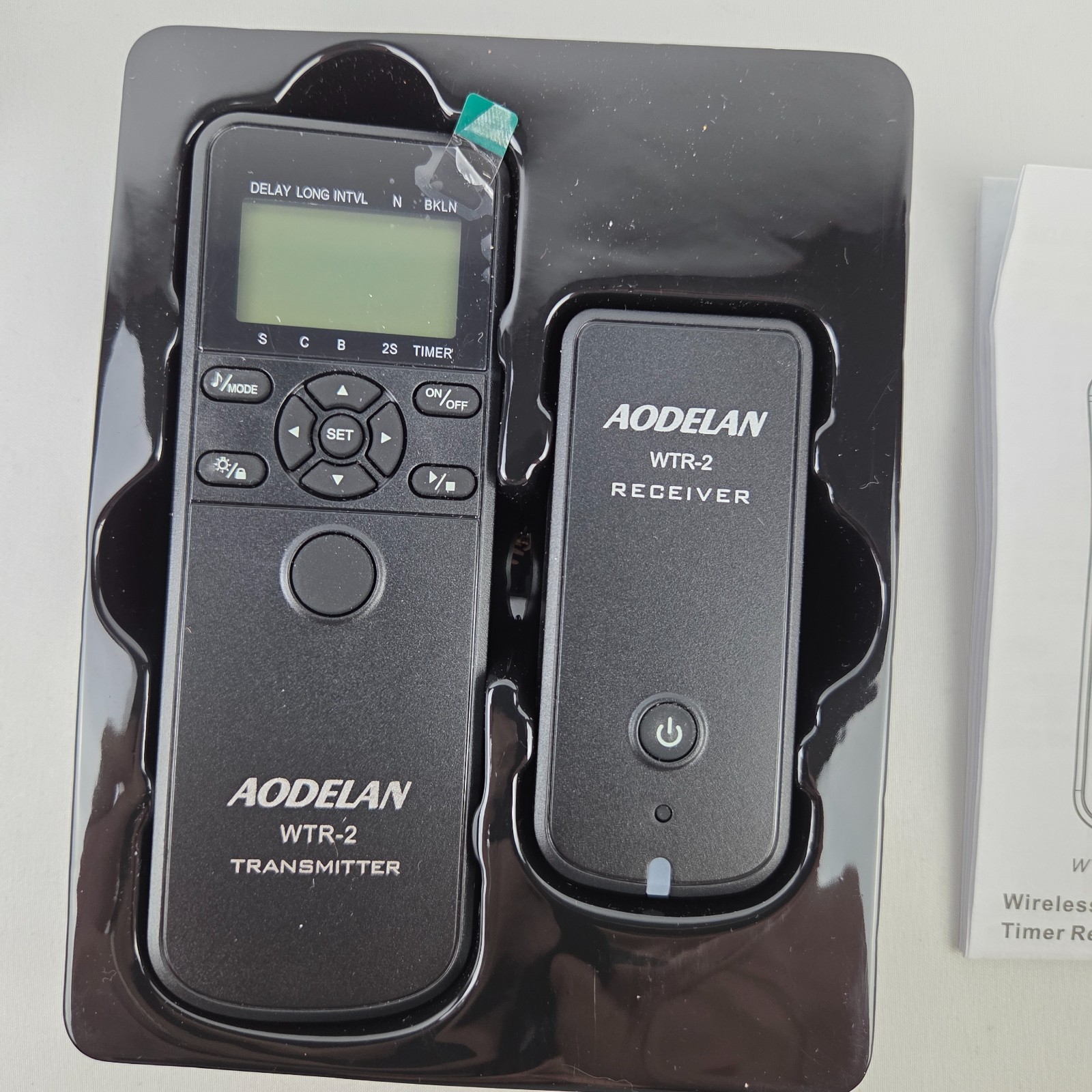AODELAN Camera Wireless Shutter Release Timer Remote Control (WTR-2)