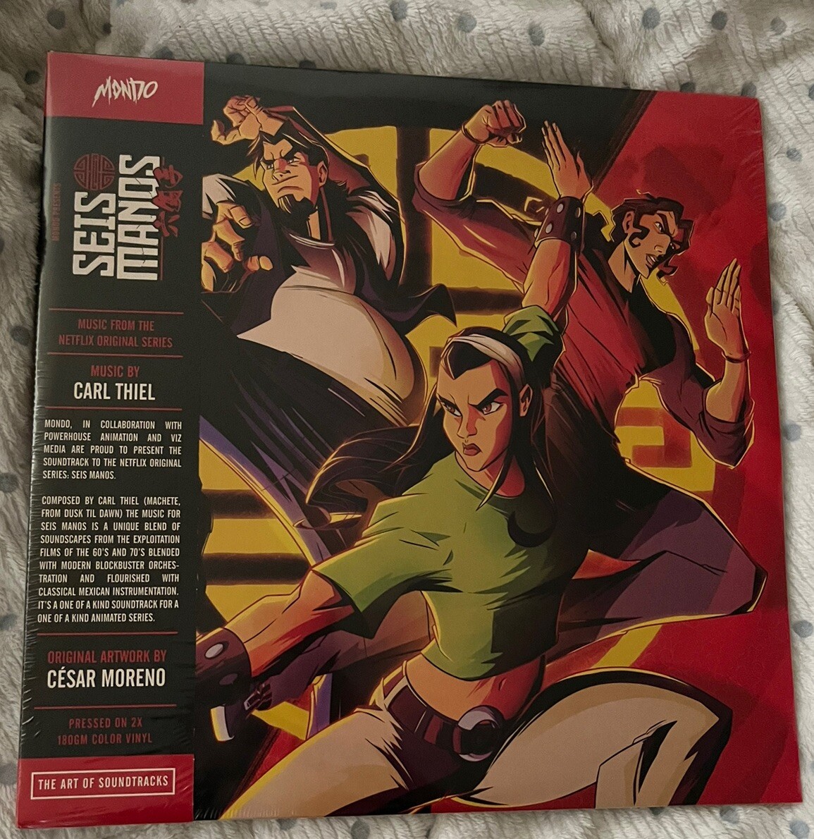 NEW Seis Manos Music from Netflix Original Series Soundtrack Mondo Color Vinyl