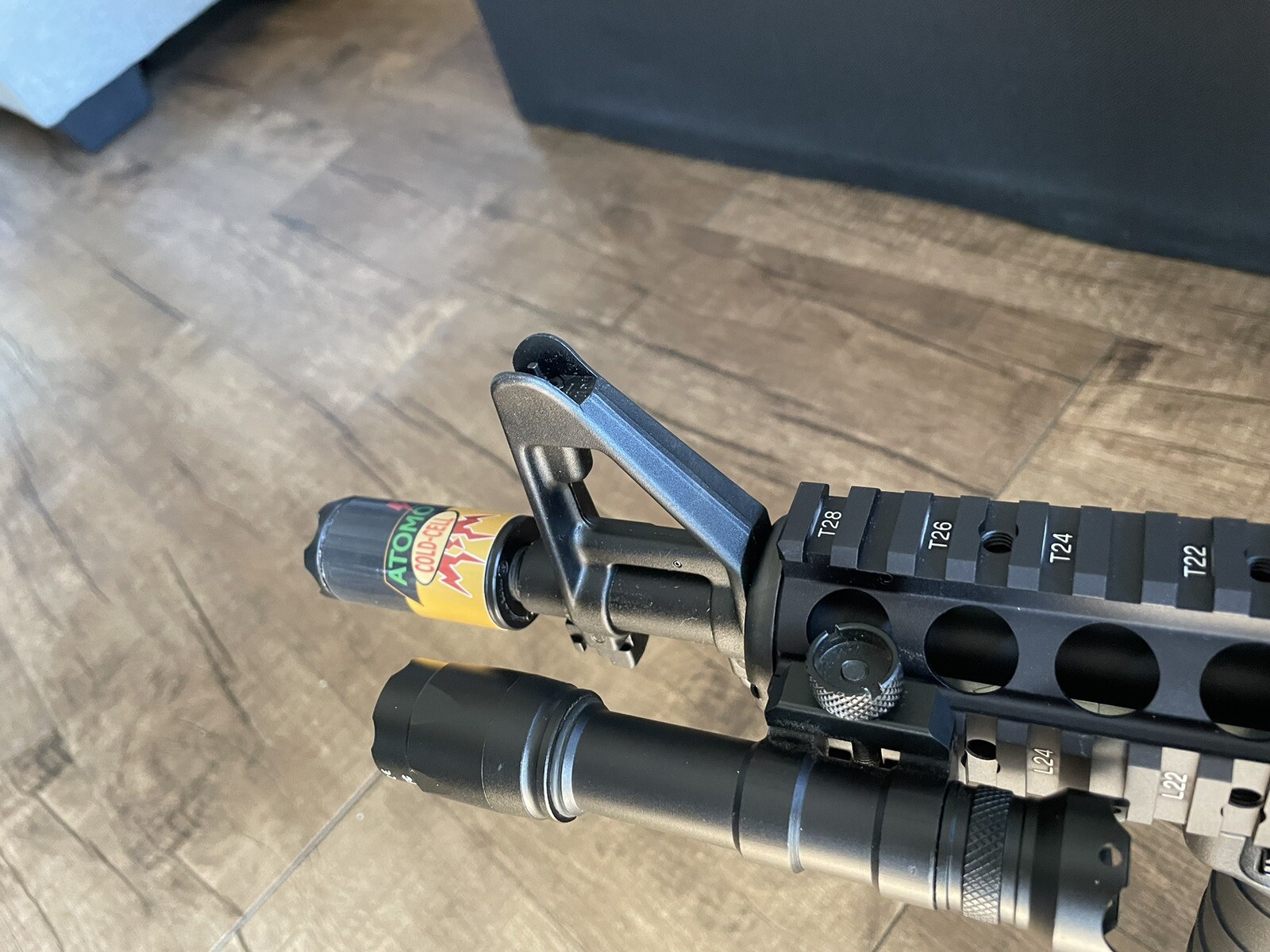 Airsoft “Ray Gun Battery” Tracer Unit Stickers (2-Pack)