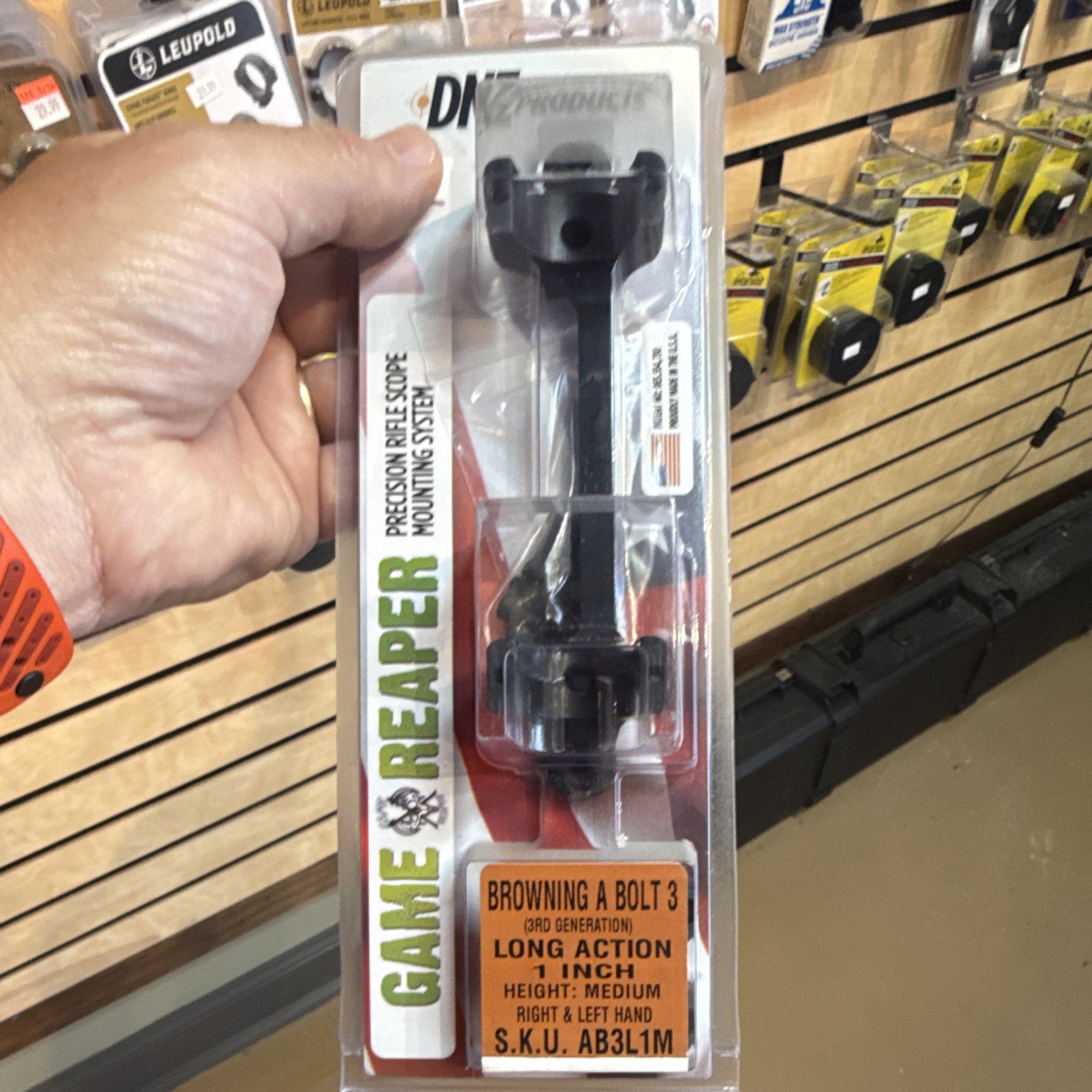 DNZ Products Game Reaper 1in Medium Scope Rings Browning A-Bolt 3 AB3L1M