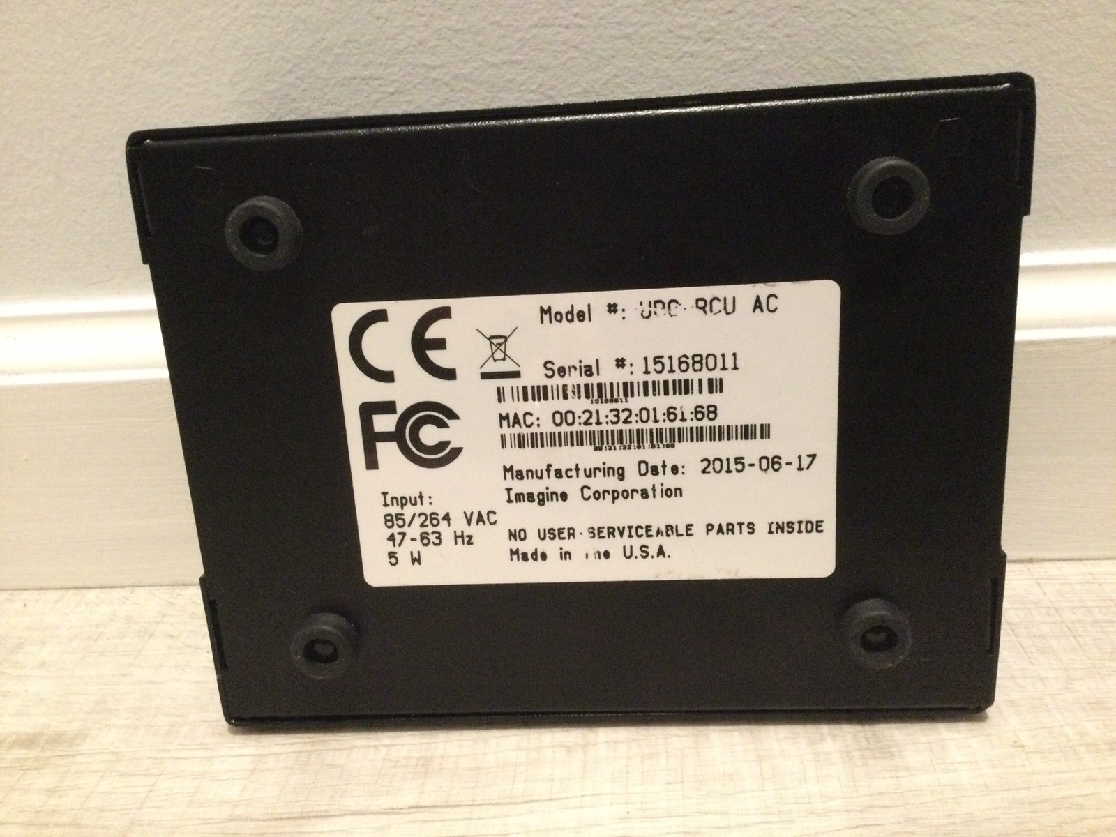 Imagine Communications UDC-RCU Remote Control Unit, Powers On