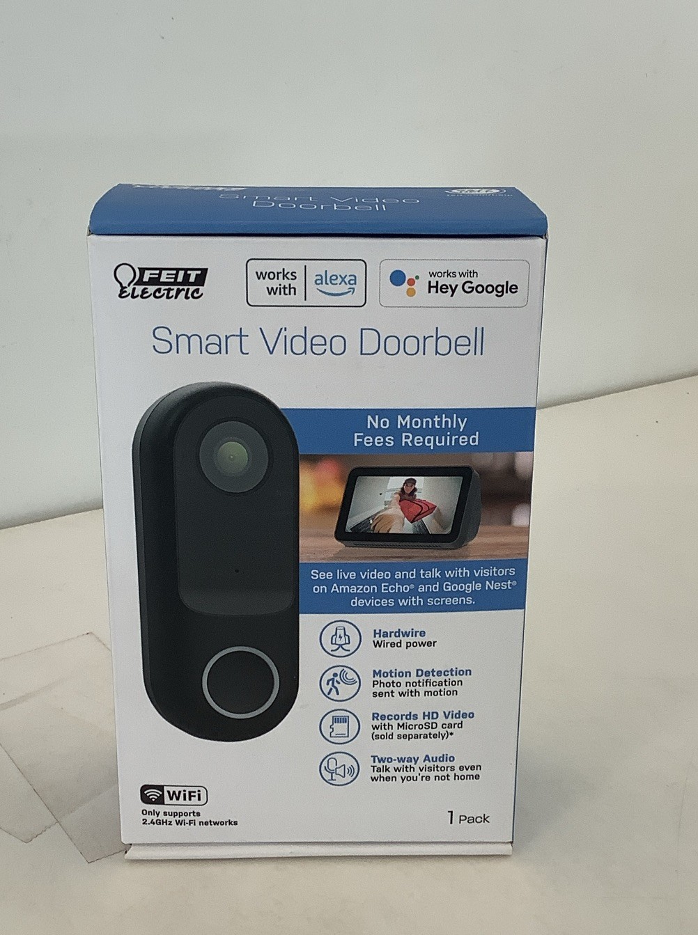 Feit Smart Home Wired Video Doorbell / Ring
